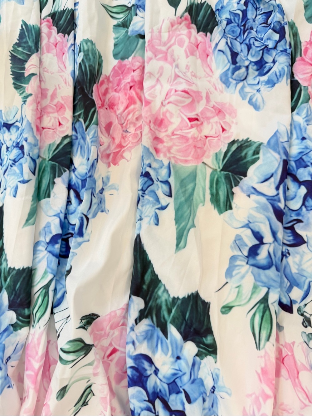 NWT Sissyaki Floral Hydrangea Maxi Dress Size Small Puff Sleeves | Cottagecore - Picture 6 of 7